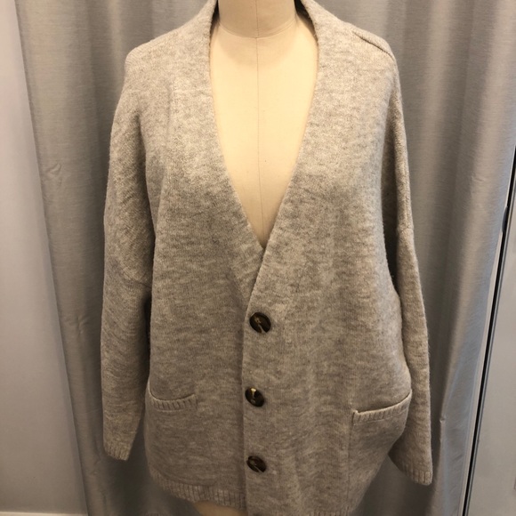 ZARA BUTTON UP KNIT CARDIGAN